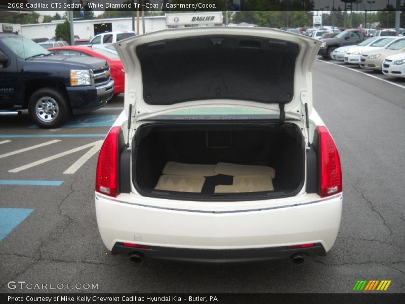 White Diamond Tri-Coat / Cashmere/Cocoa 2008 Cadillac CTS Sedan