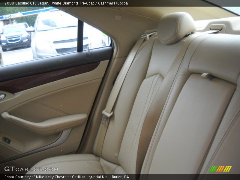 White Diamond Tri-Coat / Cashmere/Cocoa 2008 Cadillac CTS Sedan