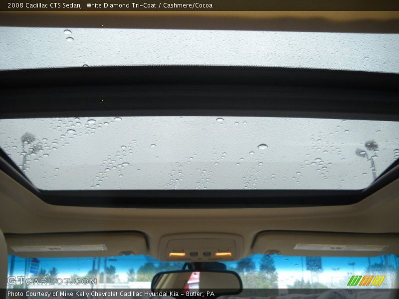 White Diamond Tri-Coat / Cashmere/Cocoa 2008 Cadillac CTS Sedan