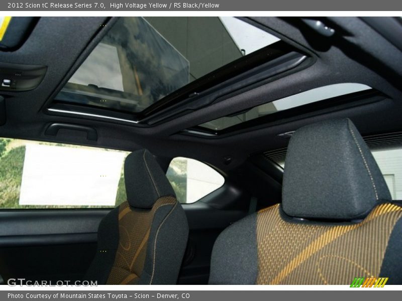 Sunroof of 2012 tC Release Series 7.0