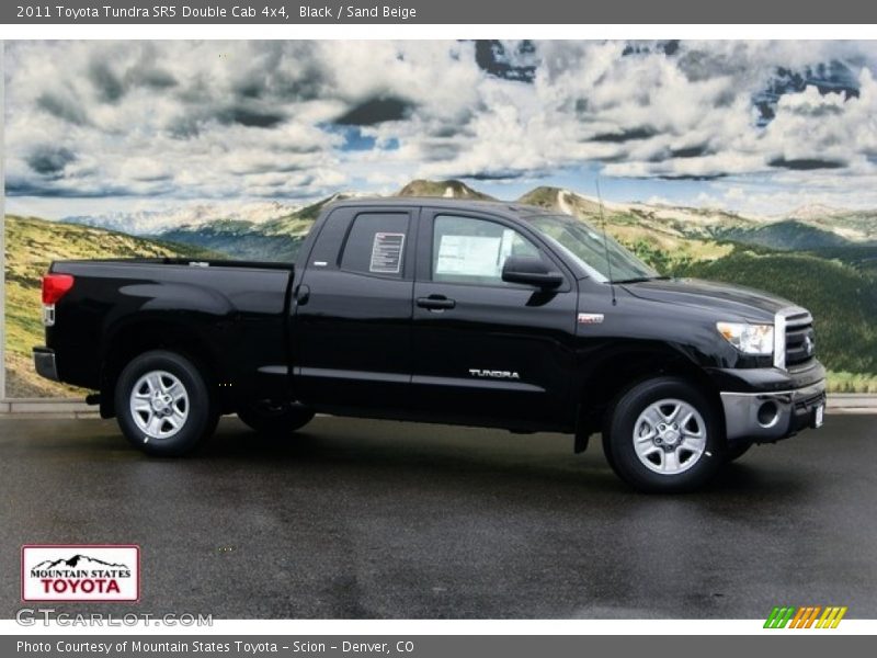 Black / Sand Beige 2011 Toyota Tundra SR5 Double Cab 4x4