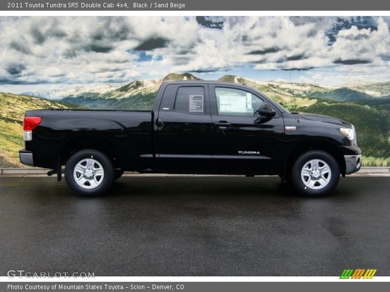 Black / Sand Beige 2011 Toyota Tundra SR5 Double Cab 4x4