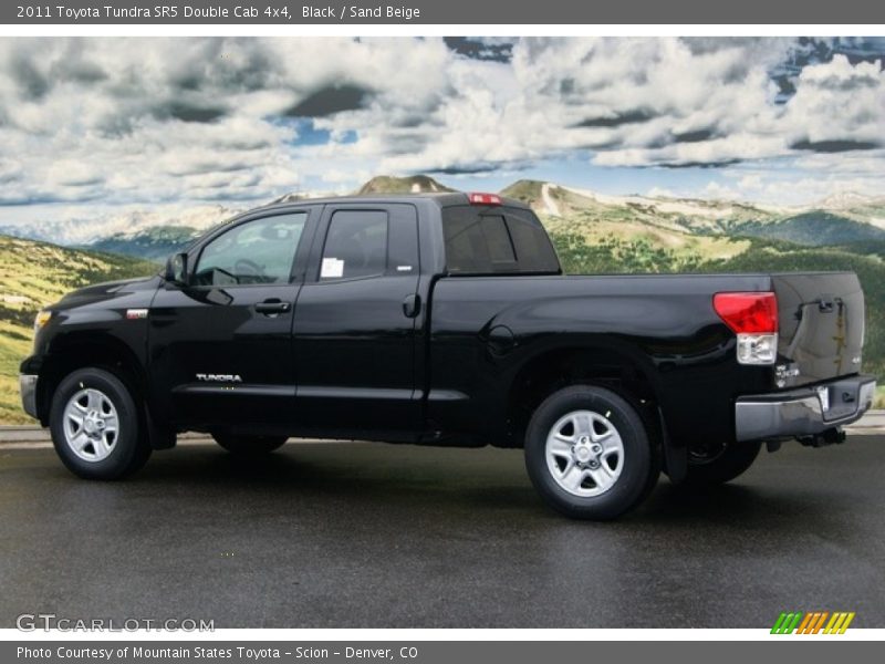 Black / Sand Beige 2011 Toyota Tundra SR5 Double Cab 4x4
