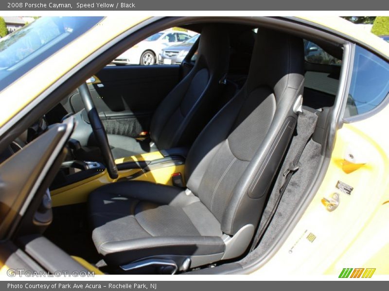 Speed Yellow / Black 2008 Porsche Cayman