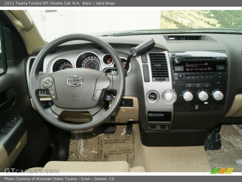 Black / Sand Beige 2011 Toyota Tundra SR5 Double Cab 4x4