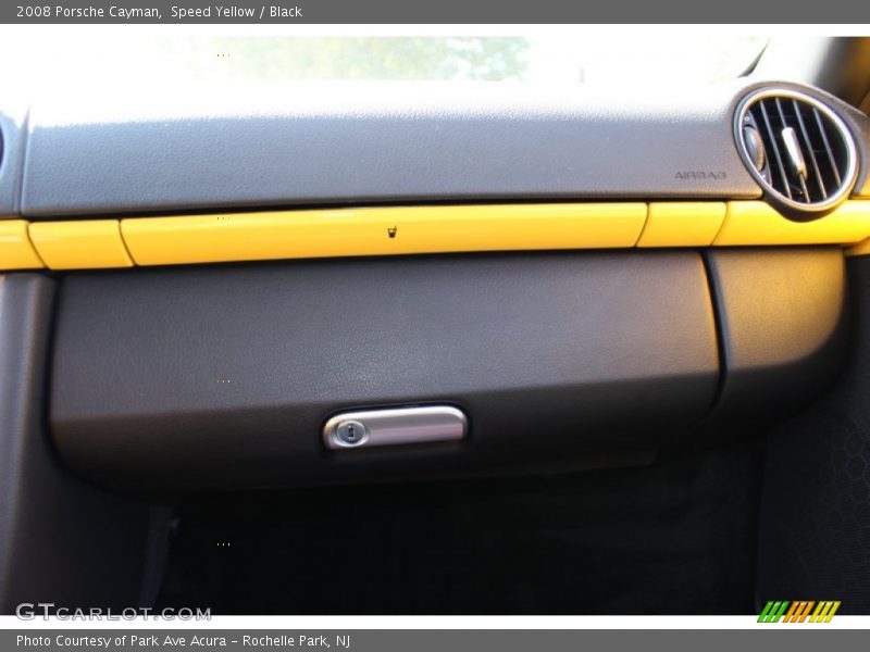 Speed Yellow / Black 2008 Porsche Cayman
