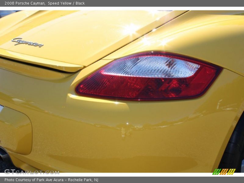 Speed Yellow / Black 2008 Porsche Cayman
