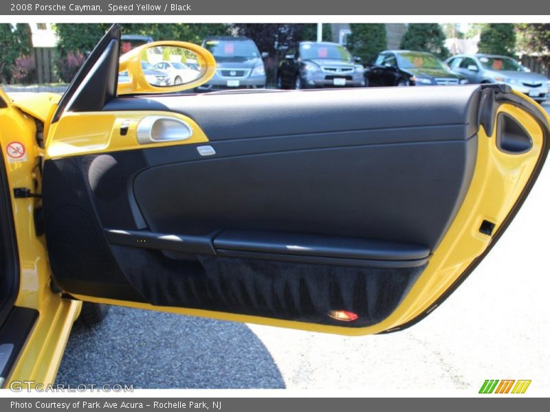 Speed Yellow / Black 2008 Porsche Cayman