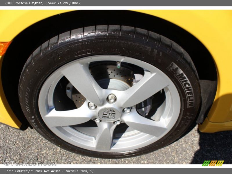 Speed Yellow / Black 2008 Porsche Cayman