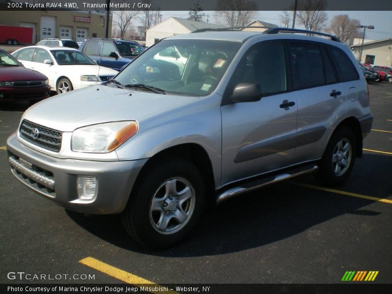 Titanium Metallic / Gray 2002 Toyota RAV4 4WD