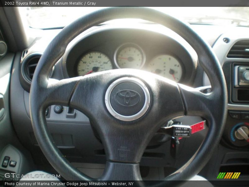 Titanium Metallic / Gray 2002 Toyota RAV4 4WD