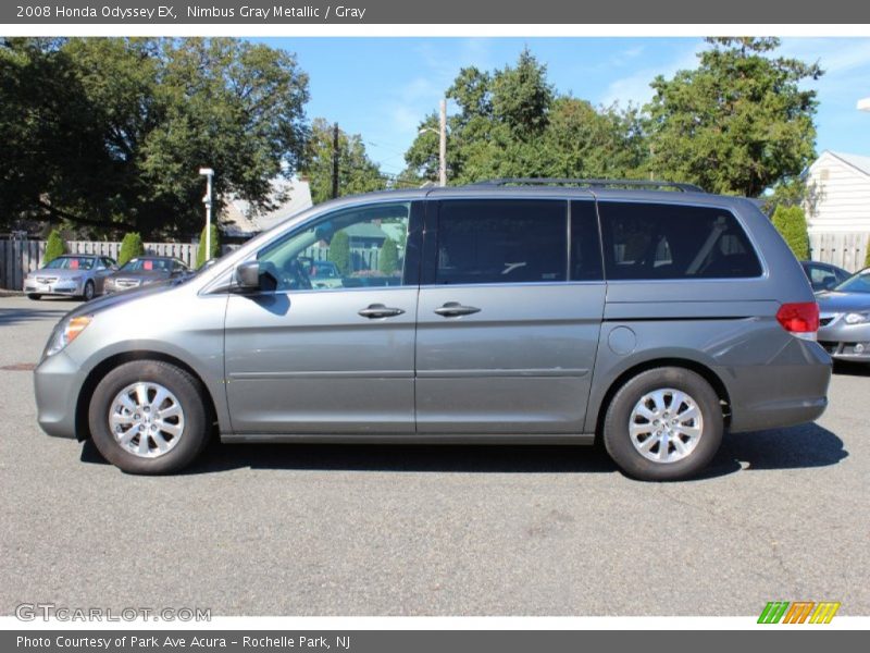 Nimbus Gray Metallic / Gray 2008 Honda Odyssey EX