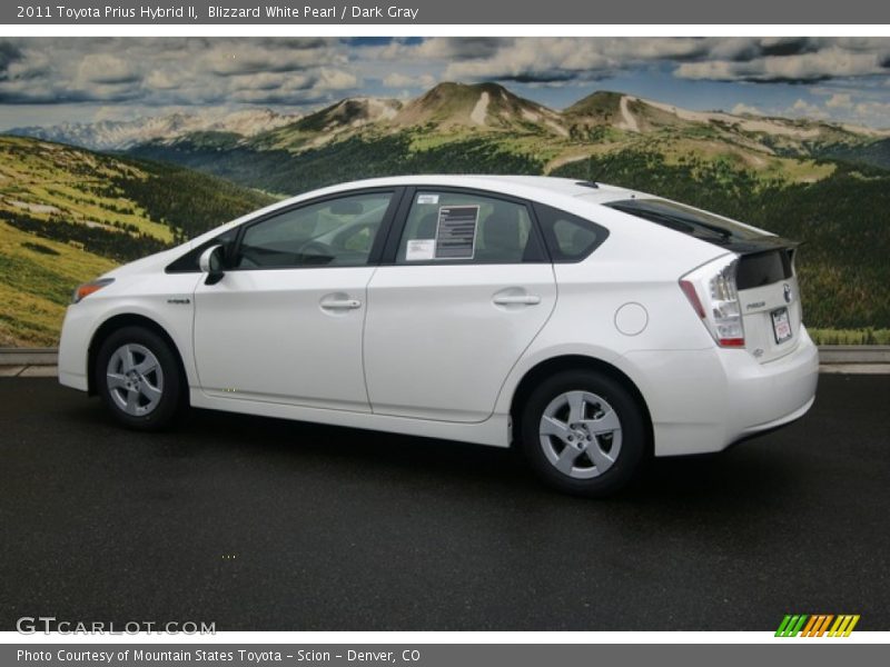 Blizzard White Pearl / Dark Gray 2011 Toyota Prius Hybrid II