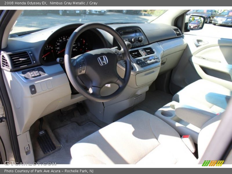 Nimbus Gray Metallic / Gray 2008 Honda Odyssey EX