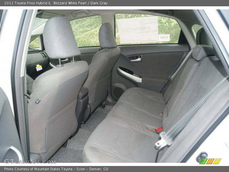 Blizzard White Pearl / Dark Gray 2011 Toyota Prius Hybrid II