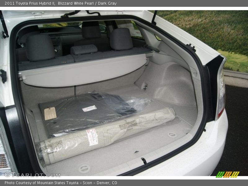 Blizzard White Pearl / Dark Gray 2011 Toyota Prius Hybrid II