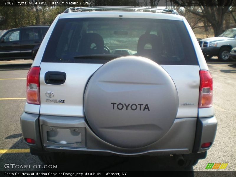 Titanium Metallic / Gray 2002 Toyota RAV4 4WD