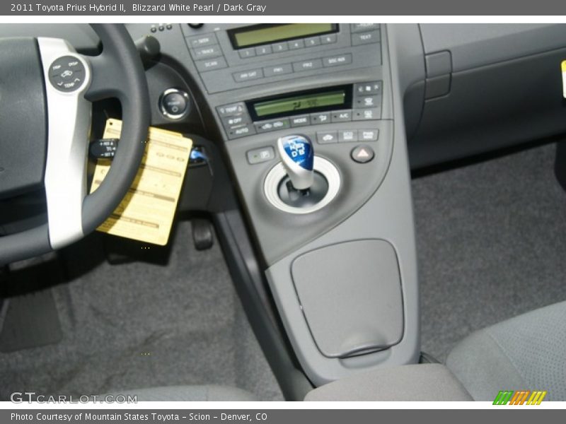 Blizzard White Pearl / Dark Gray 2011 Toyota Prius Hybrid II