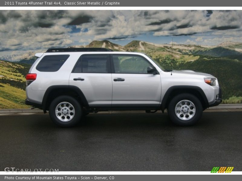 Classic Silver Metallic / Graphite 2011 Toyota 4Runner Trail 4x4
