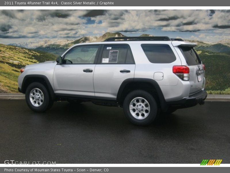 Classic Silver Metallic / Graphite 2011 Toyota 4Runner Trail 4x4