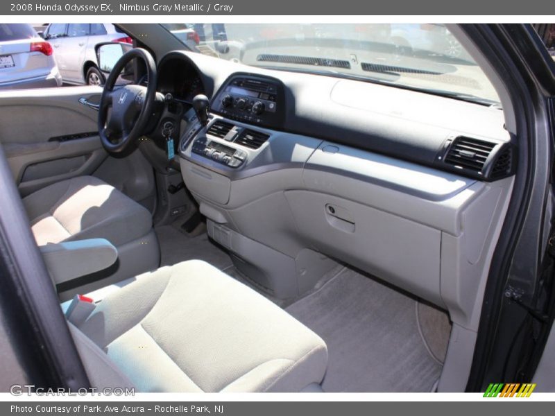 Nimbus Gray Metallic / Gray 2008 Honda Odyssey EX