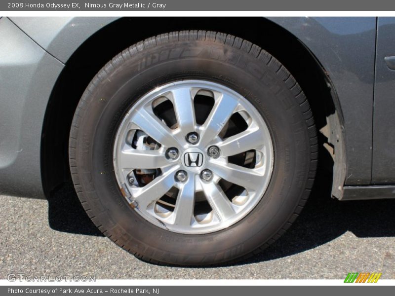 Nimbus Gray Metallic / Gray 2008 Honda Odyssey EX