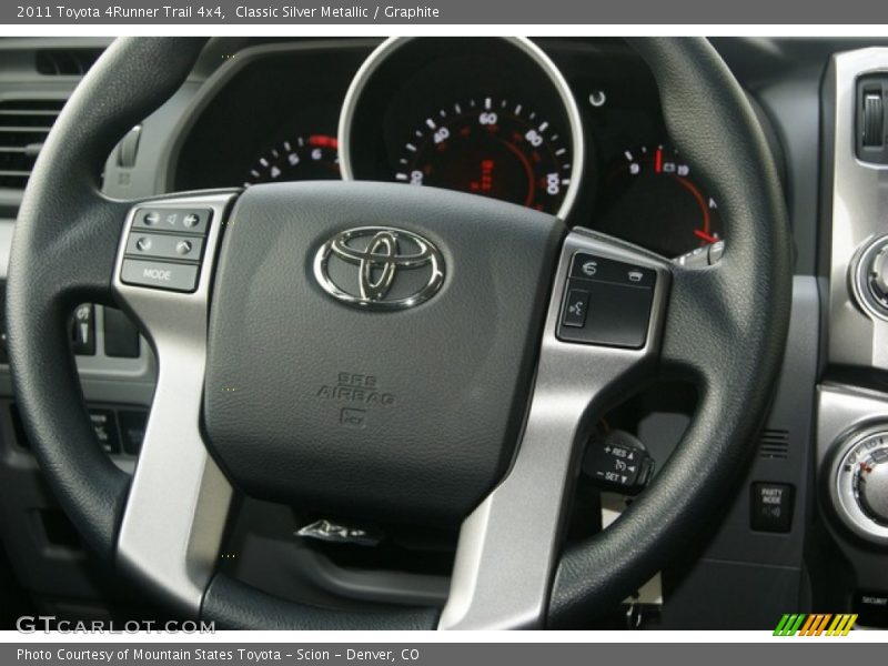 Classic Silver Metallic / Graphite 2011 Toyota 4Runner Trail 4x4