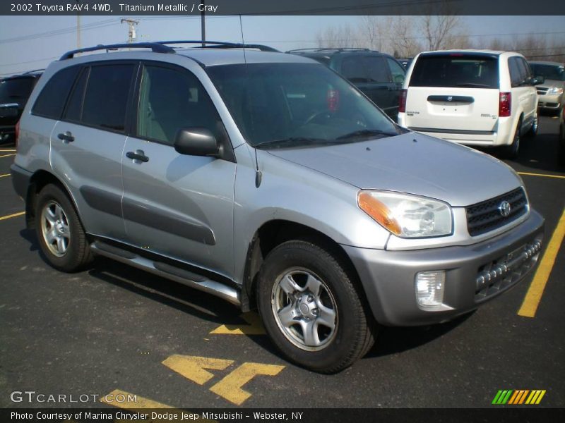 Titanium Metallic / Gray 2002 Toyota RAV4 4WD