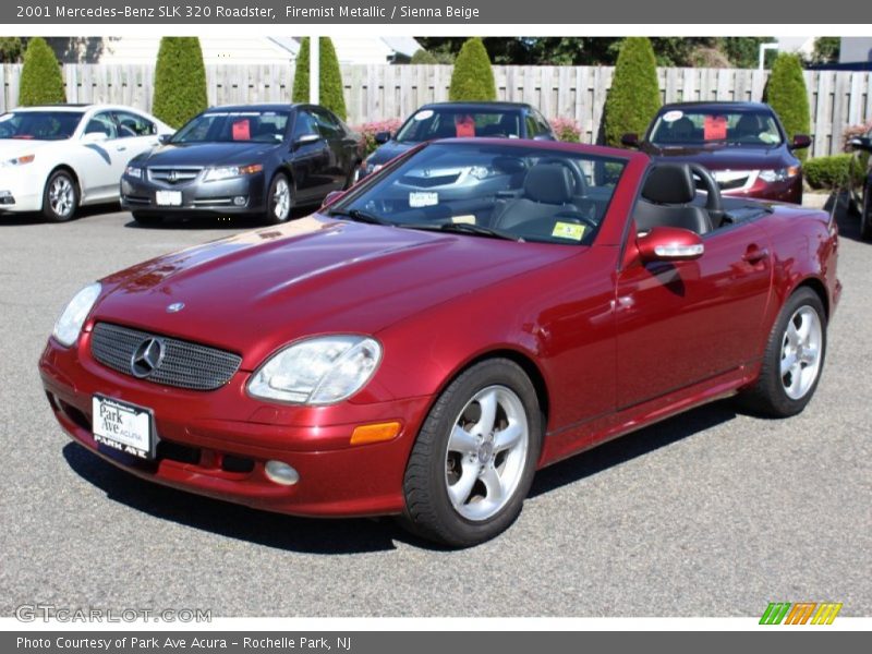 Firemist Metallic / Sienna Beige 2001 Mercedes-Benz SLK 320 Roadster