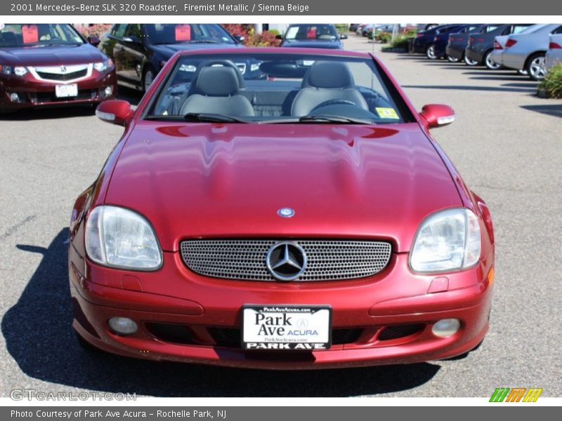 Firemist Metallic / Sienna Beige 2001 Mercedes-Benz SLK 320 Roadster