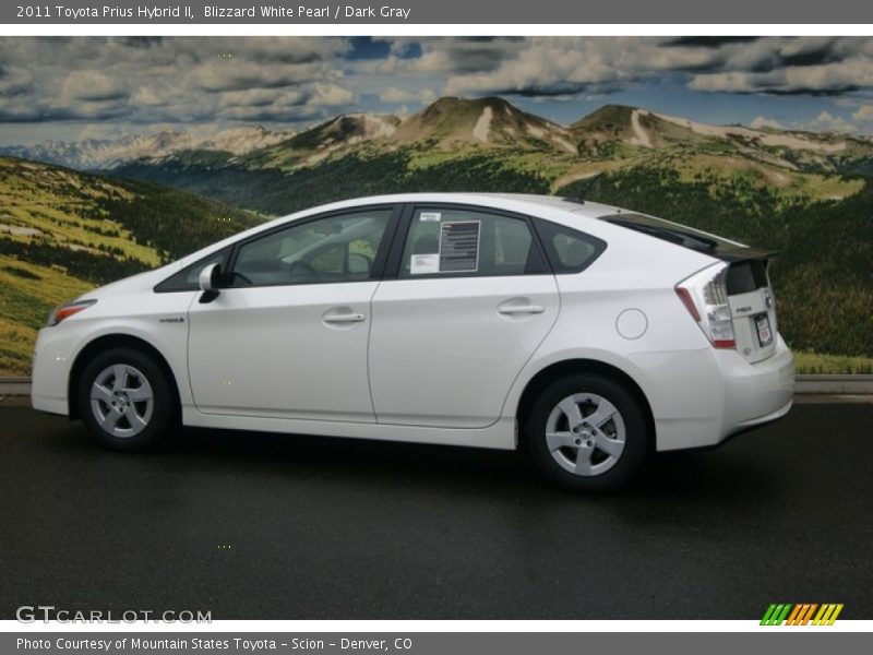 Blizzard White Pearl / Dark Gray 2011 Toyota Prius Hybrid II