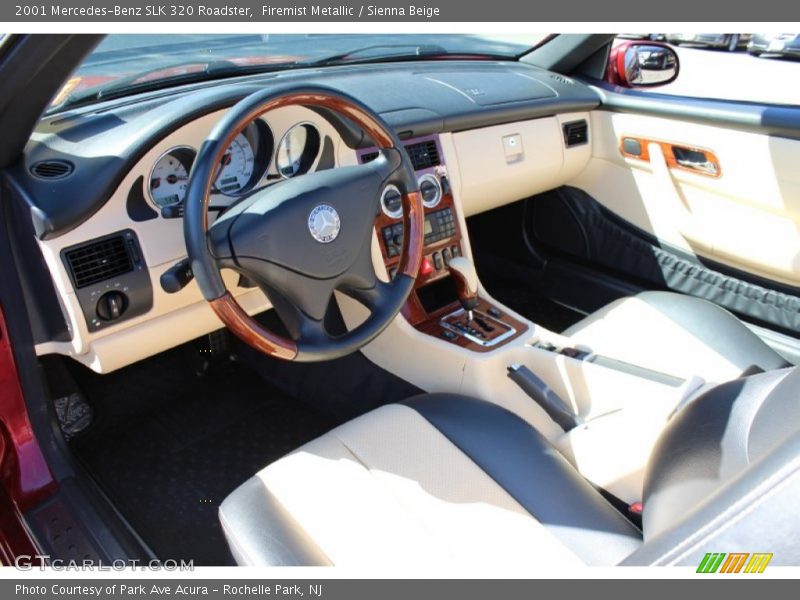 Firemist Metallic / Sienna Beige 2001 Mercedes-Benz SLK 320 Roadster