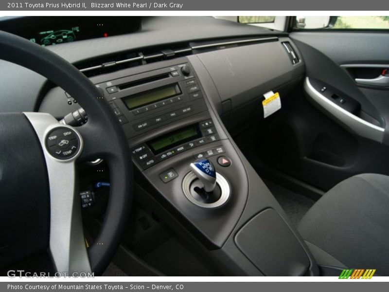 Blizzard White Pearl / Dark Gray 2011 Toyota Prius Hybrid II