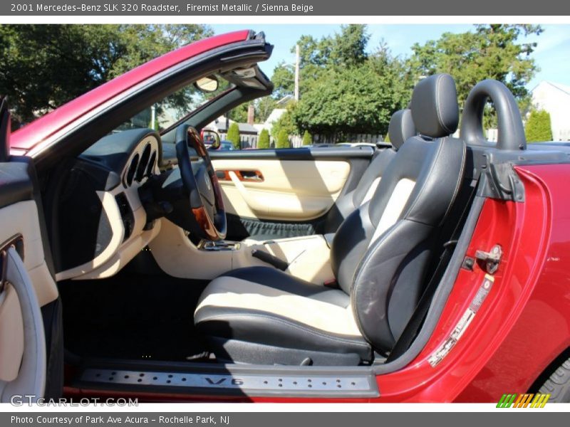 Firemist Metallic / Sienna Beige 2001 Mercedes-Benz SLK 320 Roadster