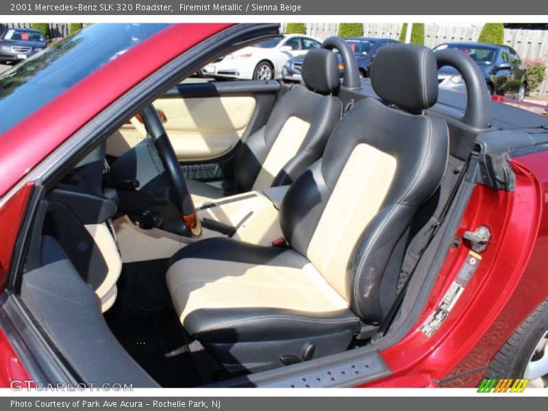 Firemist Metallic / Sienna Beige 2001 Mercedes-Benz SLK 320 Roadster