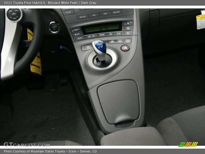 Blizzard White Pearl / Dark Gray 2011 Toyota Prius Hybrid II