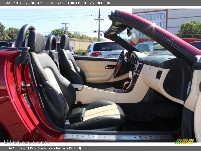 Firemist Metallic / Sienna Beige 2001 Mercedes-Benz SLK 320 Roadster