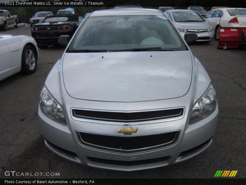 Silver Ice Metallic / Titanium 2011 Chevrolet Malibu LS