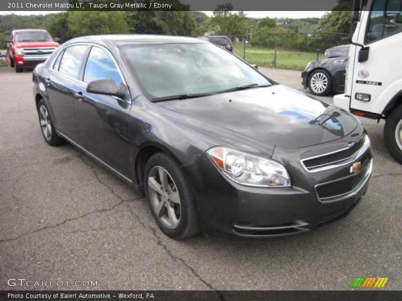 Taupe Gray Metallic / Ebony 2011 Chevrolet Malibu LT