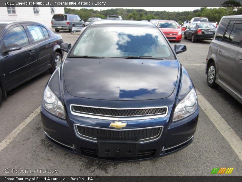 Imperial Blue Metallic / Ebony 2011 Chevrolet Malibu LT