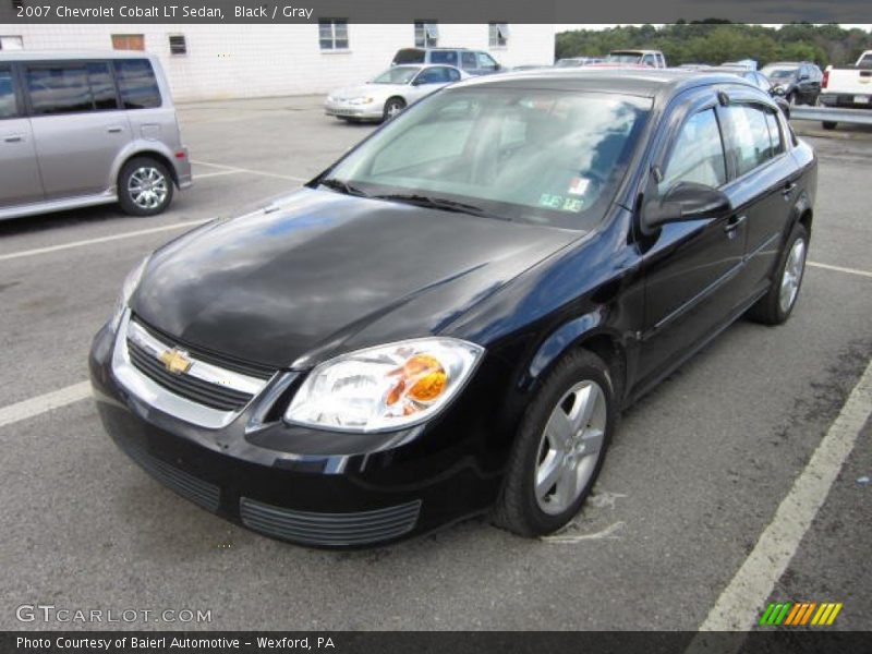 Black / Gray 2007 Chevrolet Cobalt LT Sedan