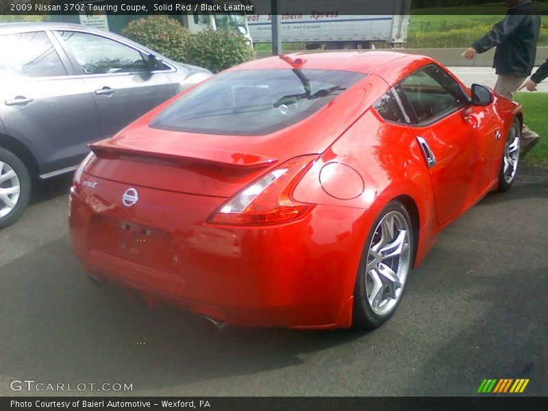 Solid Red / Black Leather 2009 Nissan 370Z Touring Coupe