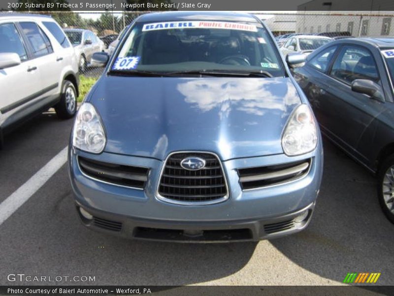 Newport Blue Pearl / Slate Gray 2007 Subaru B9 Tribeca 5 Passenger