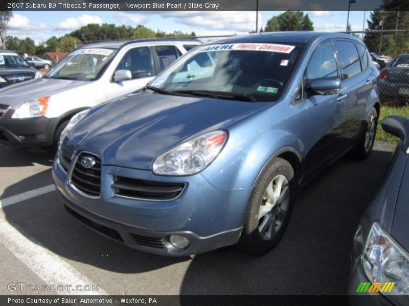 Newport Blue Pearl / Slate Gray 2007 Subaru B9 Tribeca 5 Passenger
