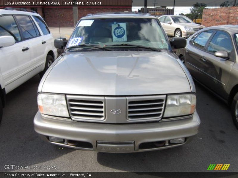 Pewter Metallic / Beige 1999 Oldsmobile Bravada AWD