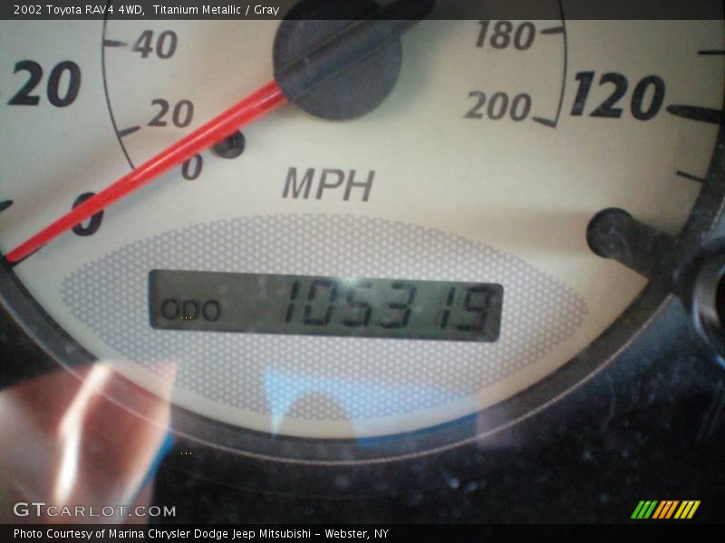 Titanium Metallic / Gray 2002 Toyota RAV4 4WD