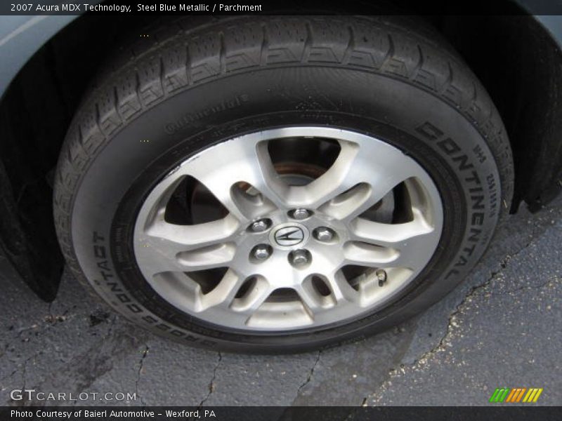 Steel Blue Metallic / Parchment 2007 Acura MDX Technology