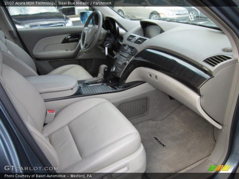 Steel Blue Metallic / Parchment 2007 Acura MDX Technology