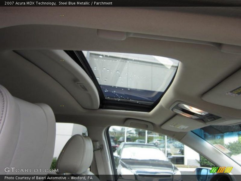 Steel Blue Metallic / Parchment 2007 Acura MDX Technology