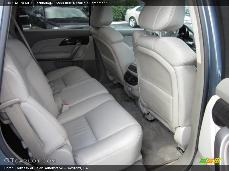 Steel Blue Metallic / Parchment 2007 Acura MDX Technology